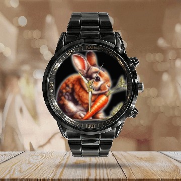 Discover Most Cute And Fluffy Animals Calendar Steel Band Watch