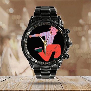 Discover Rise UP:embracing hip hop culture through rhythm Calendar Steel Band Watch