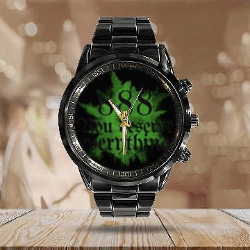Discover 888 Angel Number Abundance Prosperity Calendar Steel Band Watch
