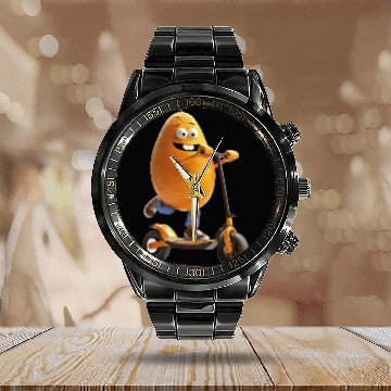 Discover Sweet Potato Calendar Steel Band Watch