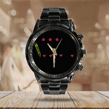 Discover Game Over Back To School Calendar Steel Band Watch