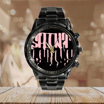 Discover Saint Beline Oversized Calendar Steel Band Watch