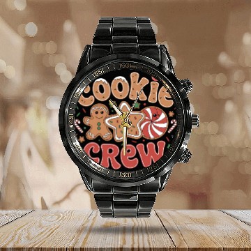 Discover Cookie Crew Calendar Steel Band Watch