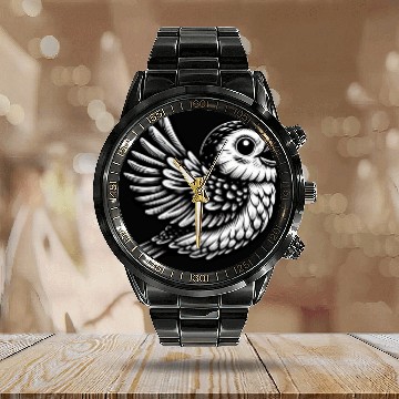 Discover Majestic Freedom Sparrow Calendar Steel Band Watch