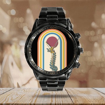 Discover Boho Planet Calendar Steel Band Watch