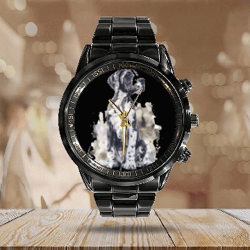 Discover Great Dane Calendar Steel Band Watch