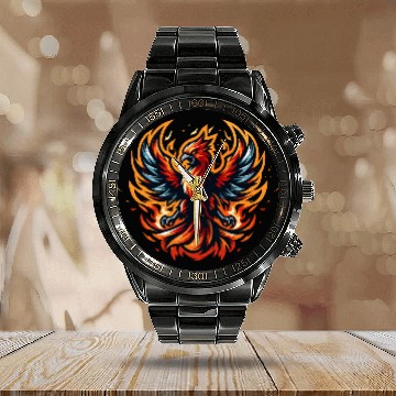 Discover Phoenix Calendar Steel Band Watch