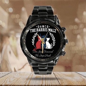 Discover Dance The Harris Walz Two Steps Forward Calendar Steel Band Watch