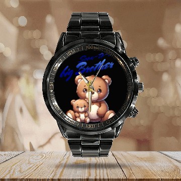 Discover I'm Going To Be A Big Brother Cute Teddy Bears, Calendar Steel Band Watch