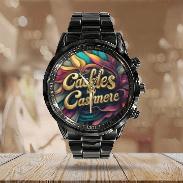 Discover Cackles Cashmere Calendar Steel Band Watch