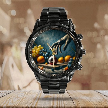 Discover a snack for Halloween Calendar Steel Band Watch