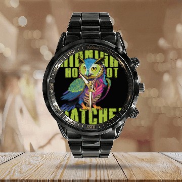 Discover Midnight watcher Calendar Steel Band Watch
