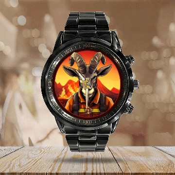Discover Fireman Capricorn Calendar Steel Band Watch