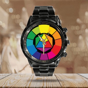 Discover Color Wheel Artist Creative Colors Art Calendar Steel Band Watch