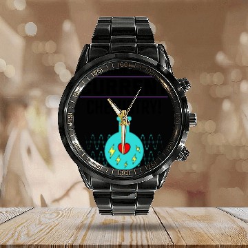 Discover Electrician Valentine: Great Current Chemistry Calendar Steel Band Watch