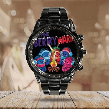 Discover Keeping Berry Warm Calendar Steel Band Watch