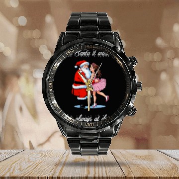 Discover Dear Santa It Wasn t Me I m Always At Dance Ballet Calendar Steel Band Watch