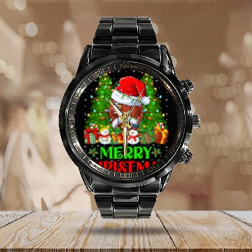 Discover Rugby Christmas Calendar Steel Band Watch