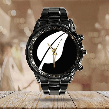 Discover White Beautiful Leaf Eco Spring Summer Cool Nature Calendar Steel Band Watch