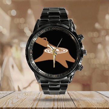 Discover Chainsaw Tree Felling Lumberjack Forest Stump Wood Calendar Steel Band Watch