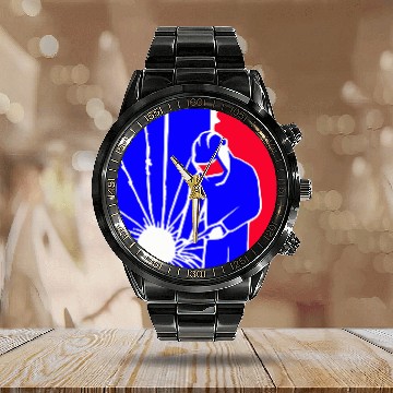 Discover Major League Welder Sticker – Ideal Welding Gift Calendar Steel Band Watch