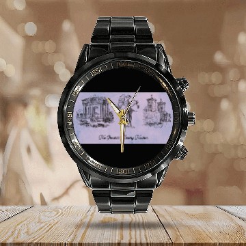 Discover The greatest history teacher Calendar Steel Band Watch