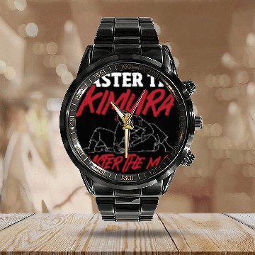 Discover Karate MMA BJJ Kimura Calendar Steel Band Watch