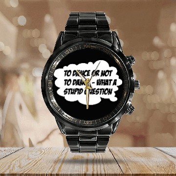Discover dance Calendar Steel Band Watch
