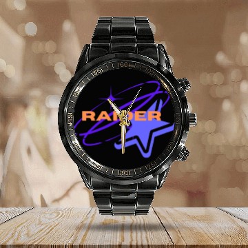 Discover Raiders on the street Calendar Steel Band Watch