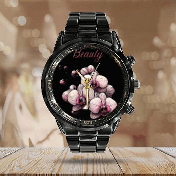 Discover Orchid Elegance: A Symbol of Timeless Beauty Calendar Steel Band Watch