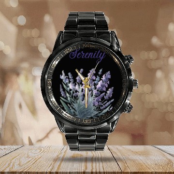 Discover Lavender Serenity: A Symbol of Peace Calendar Steel Band Watch