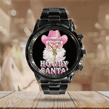 Discover Santa Claus Christmas, Merry Christmas Calendar Steel Band Watch