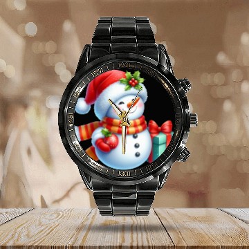 Discover Snowman Christmas, Cute Christmas, Christmas Calendar Steel Band Watch