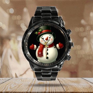 Discover Snow Christmas, Cute Christmas, Christmas Calendar Steel Band Watch