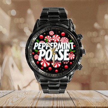 Discover Peppermint Posse Calendar Steel Band Watch