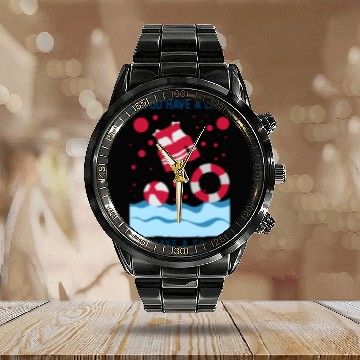 Discover Cool Lifeguard Design - If You Have A Lane Calendar Steel Band Watch