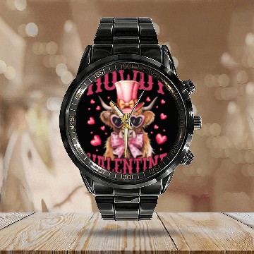 Discover Howdy Valentine Calendar Steel Band Watch
