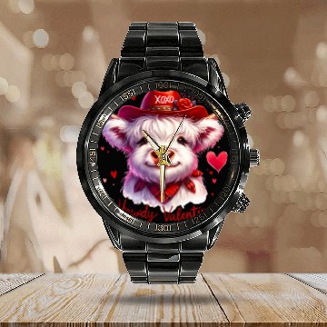 Discover Howdy Valentine, Valentines Day Calendar Steel Band Watch