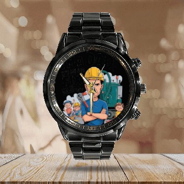 Discover I'm a DAD It's My job to fix Everything Funny dad Calendar Steel Band Watch