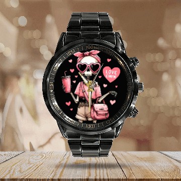 Discover Valentines Cute, Valentine Day Calendar Steel Band Watch