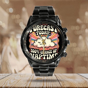 Discover Seashell Beach Scene Serene Ocean Landscape Calendar Steel Band Watch