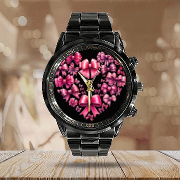 Discover Valentines Day, Retro Valentine, Coquete Valentine Calendar Steel Band Watch