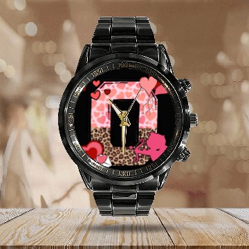 Discover Valentines Day, Retro Valentine, Coquete Valentine Calendar Steel Band Watch