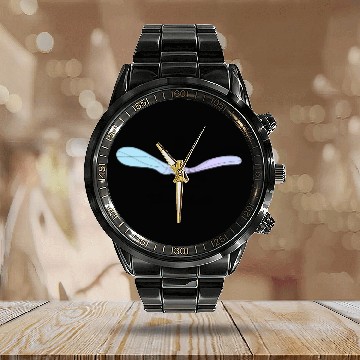 Discover Peaceful Meditation Take a Deep Breath Calendar Steel Band Watch
