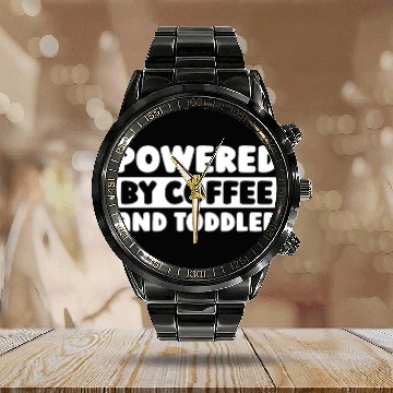 Discover Daycare Teacher Coffee Calendar Steel Band Watch