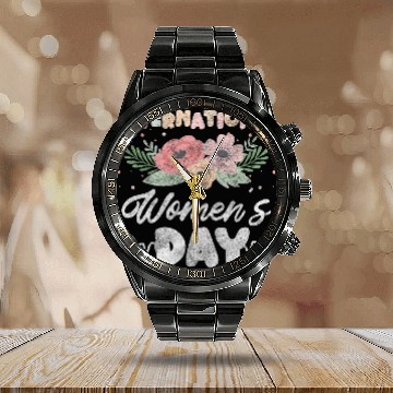 Discover Women Female Power Important Frida Kahlo Calendar Steel Band Watch