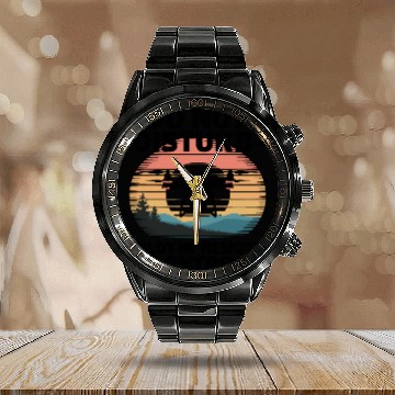 Discover Do not Disturb Pilot in Remote Control Drone Humor Calendar Steel Band Watch