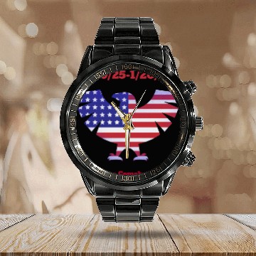 Discover Americas Comeback Tour Calendar Steel Band Watch