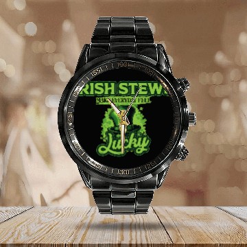 Discover Irish Stews Make Everyday Feel Lucky St Patricks Calendar Steel Band Watch