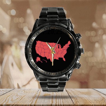 Discover 1.20.25 We Are So Back - Country Calendar Steel Band Watch